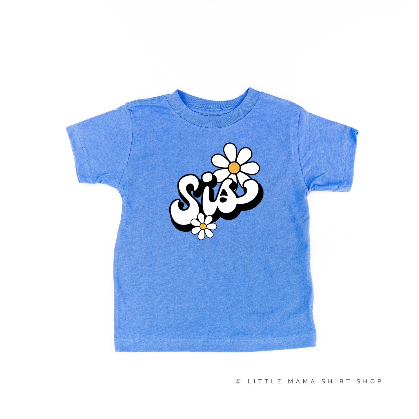 DAISY - SIS - w/ Full Daisy on Back - Short Sleeve Child Shirt