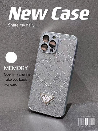 Luxury Shiny Crinkled Phone Case