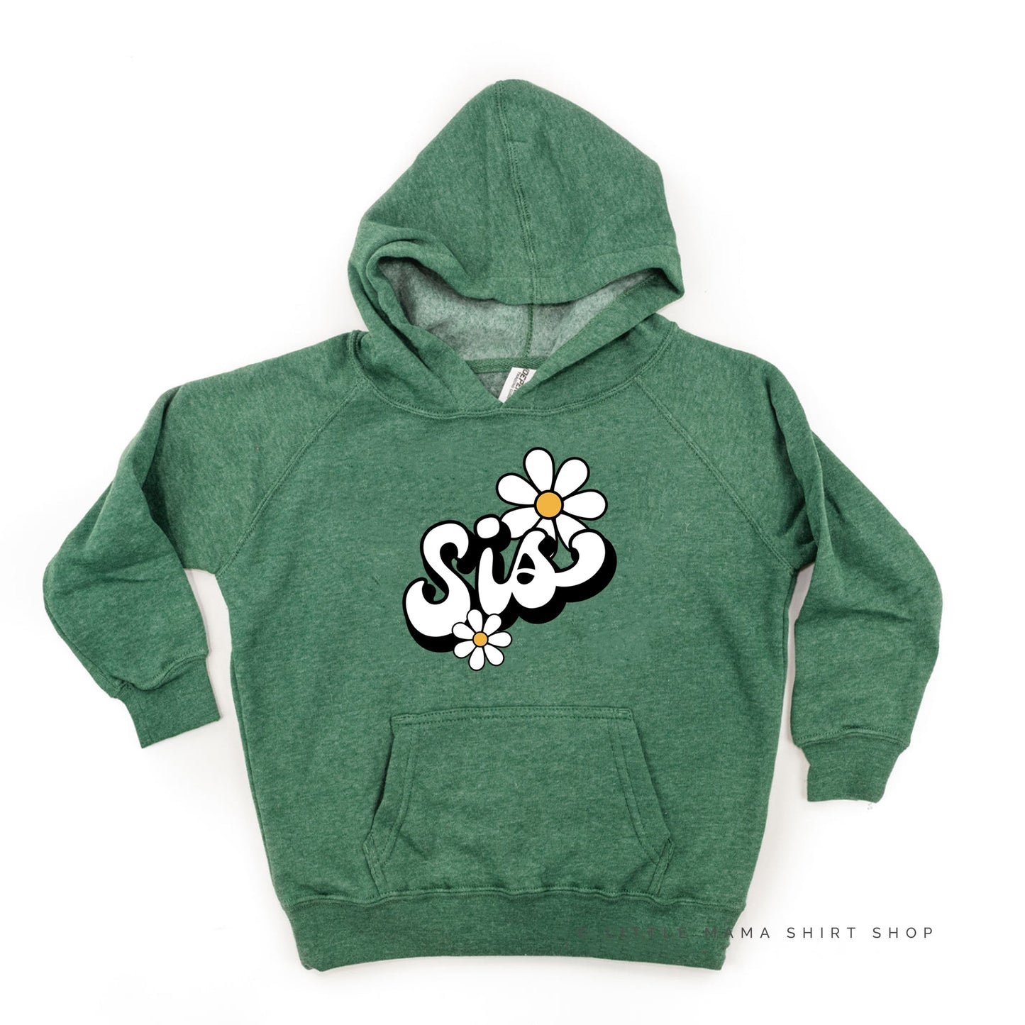 DAISY - SIS - w/ Full Daisy on Back - Child Hoodie