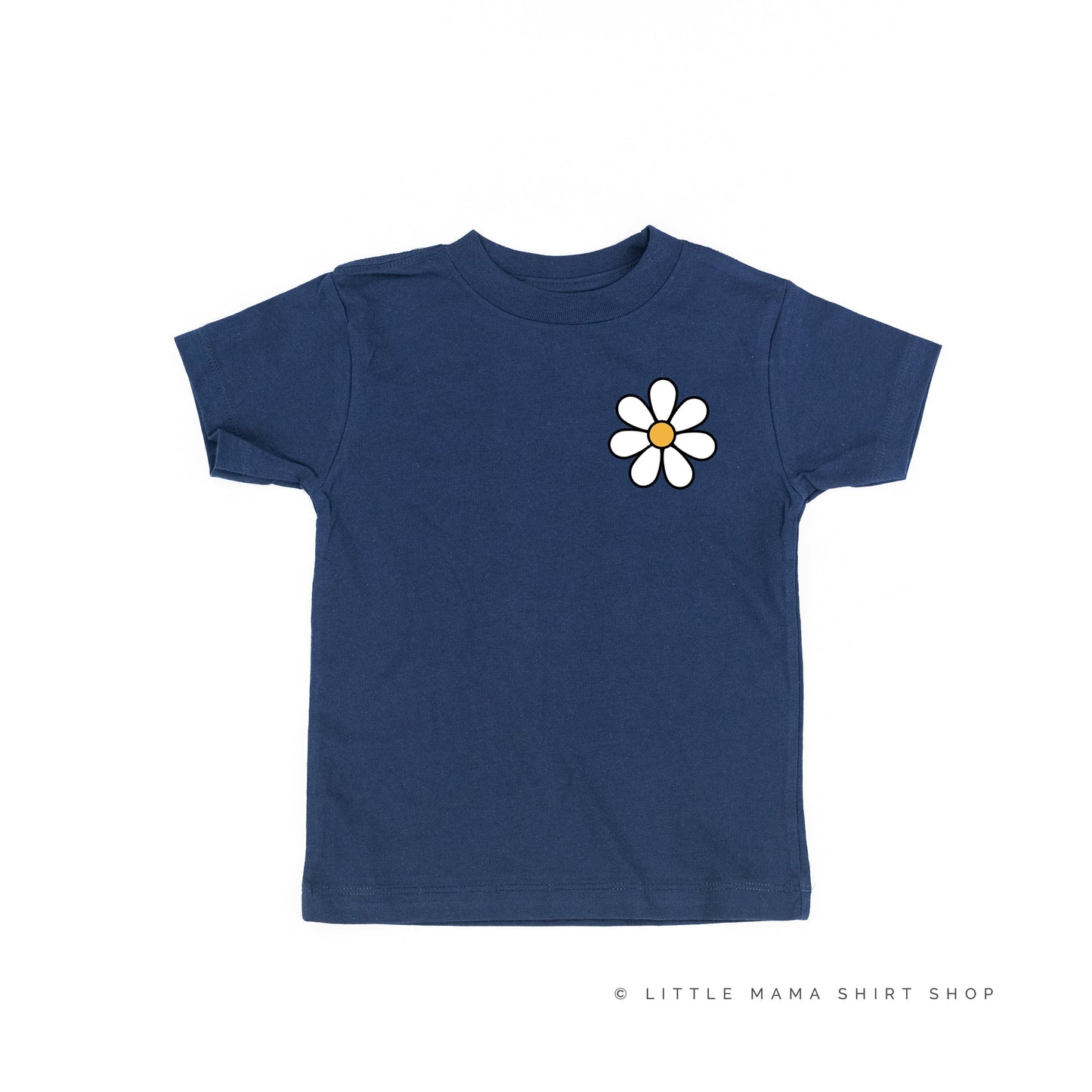 Pocket Daisy on Front w/ Have a Great Daysy on Back - Short Sleeve Child Shirt