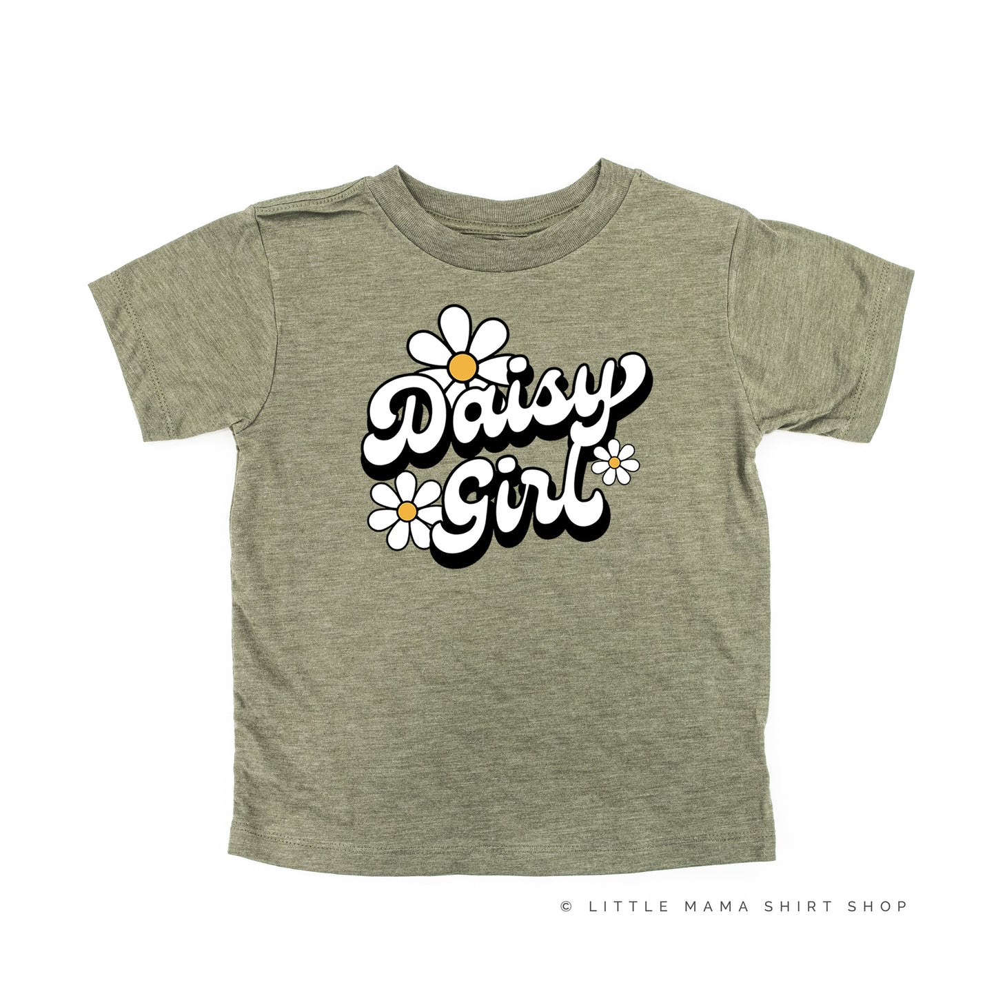 DAISY GIRL - w/ Full Daisy on Back - Short Sleeve Child Shirt