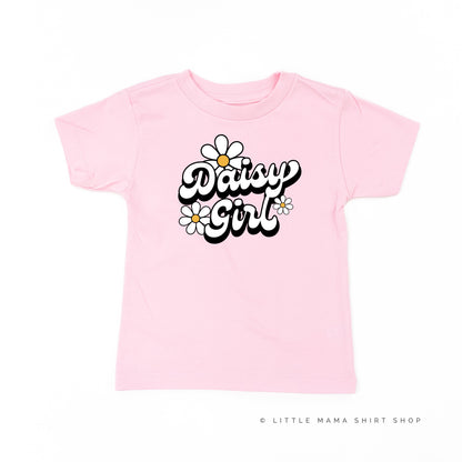 DAISY GIRL - w/ Full Daisy on Back - Short Sleeve Child Shirt