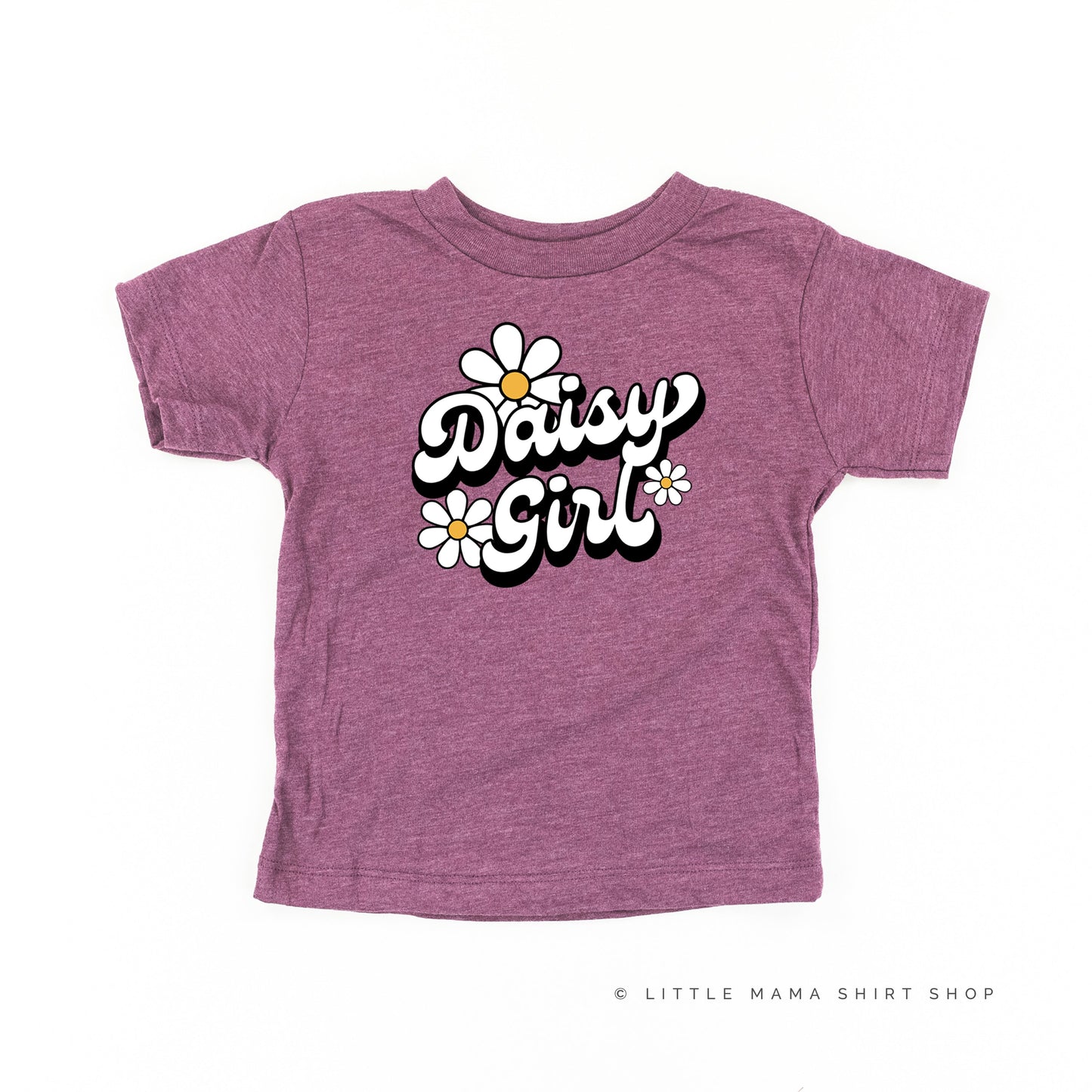 DAISY GIRL - w/ Full Daisy on Back - Short Sleeve Child Shirt