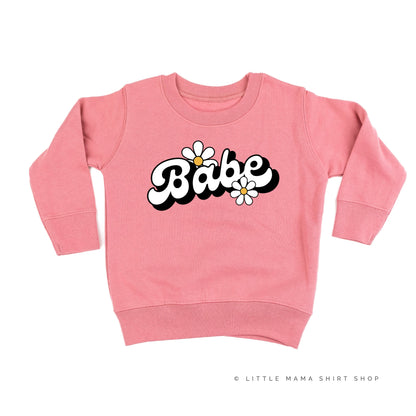 DAISY - BABE - w/ Full Daisy on Back - Child Sweater