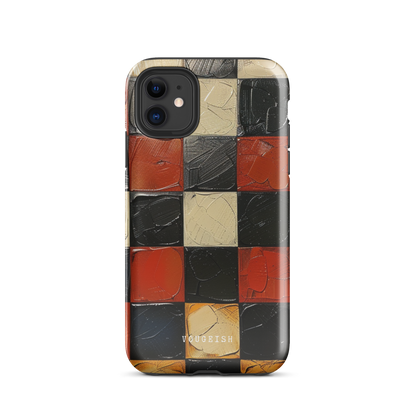 Crimson Weave | Protective Phone Case