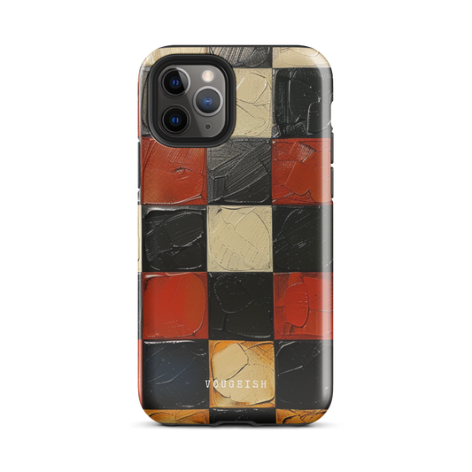 Crimson Weave | Protective Phone Case