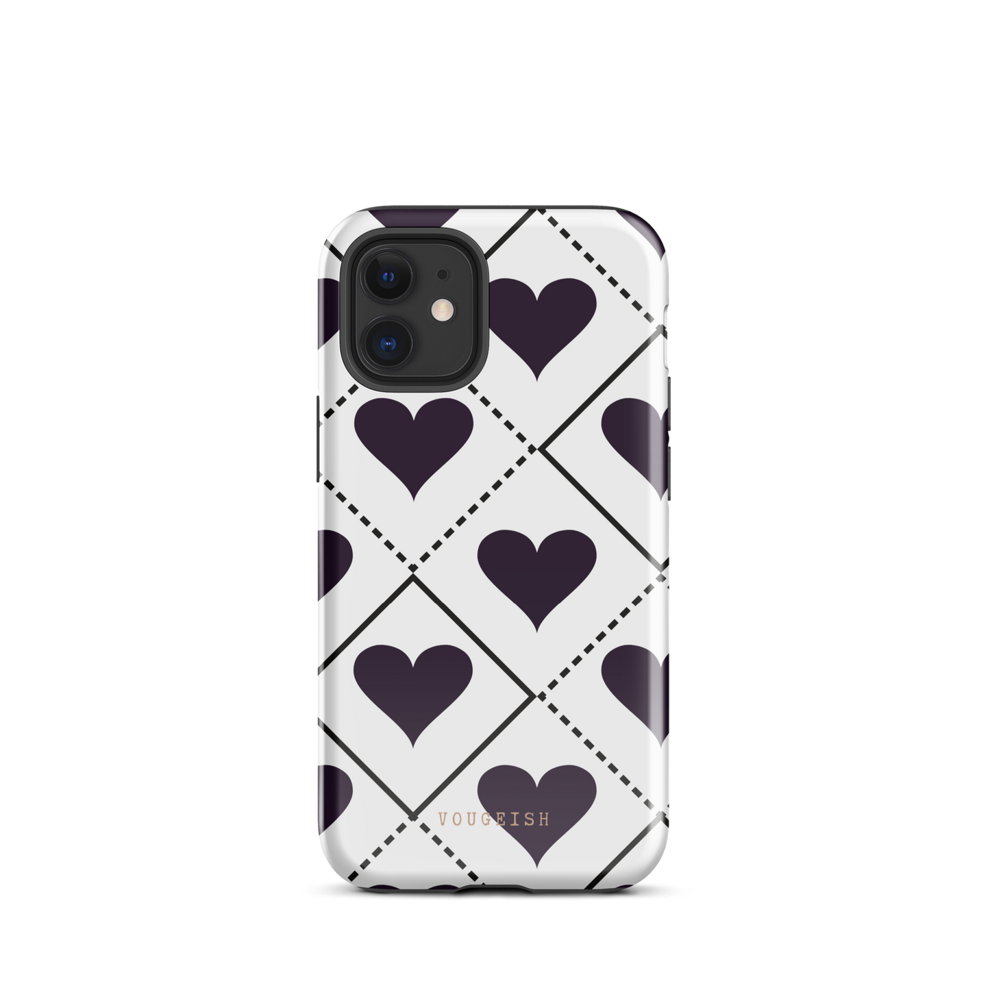 Black Heartbeat Protective Phone Case