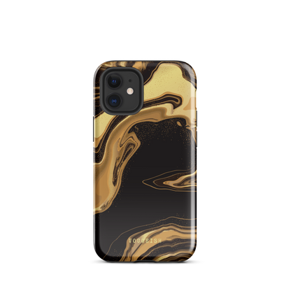 Dark Caramel Marble | Protective Phone Case