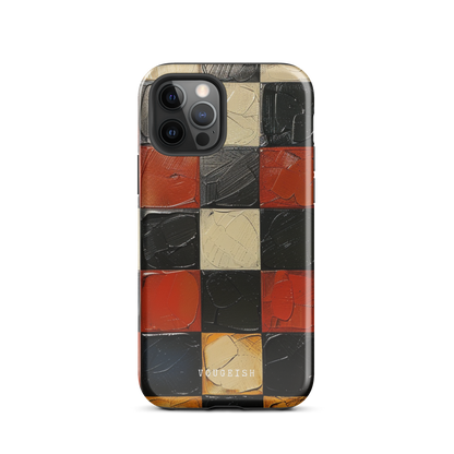 Crimson Weave | Protective Phone Case