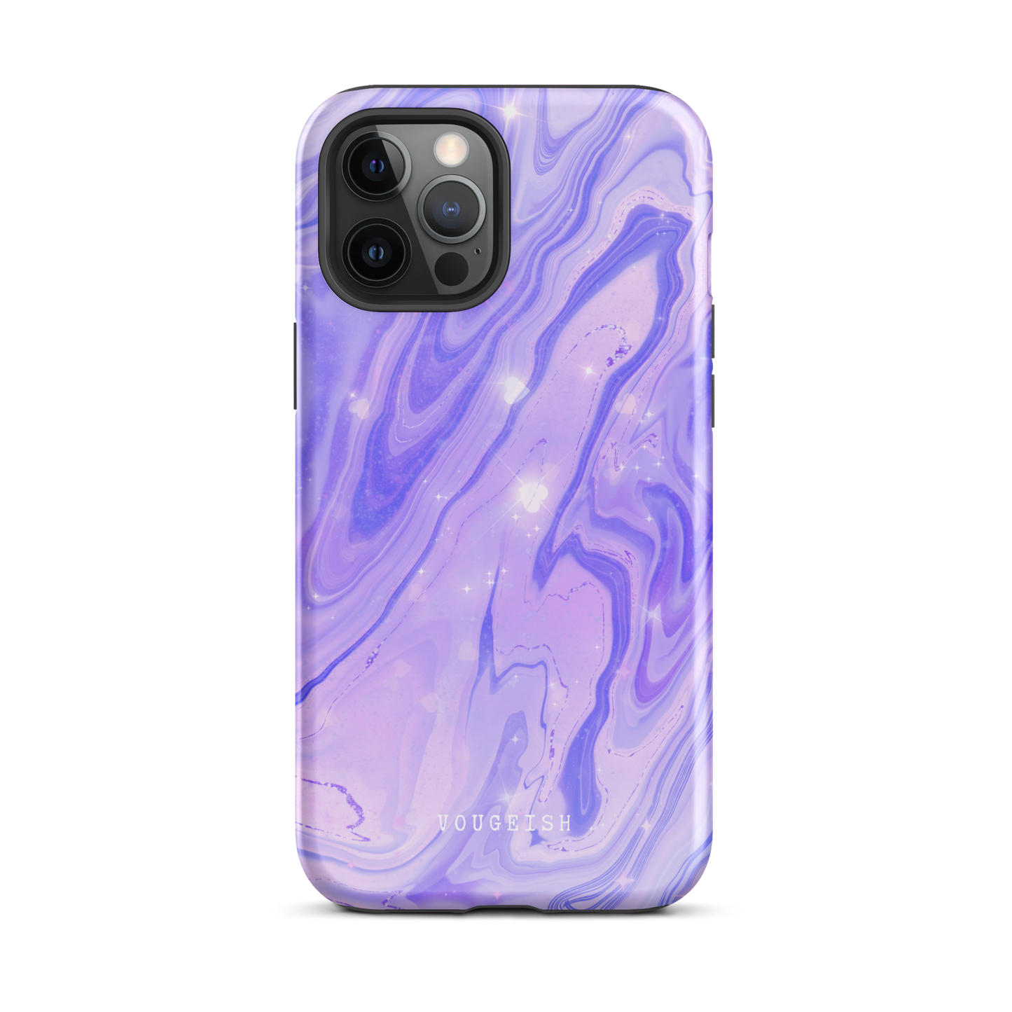 Purple Sparkle Marble | Protective Phone Case