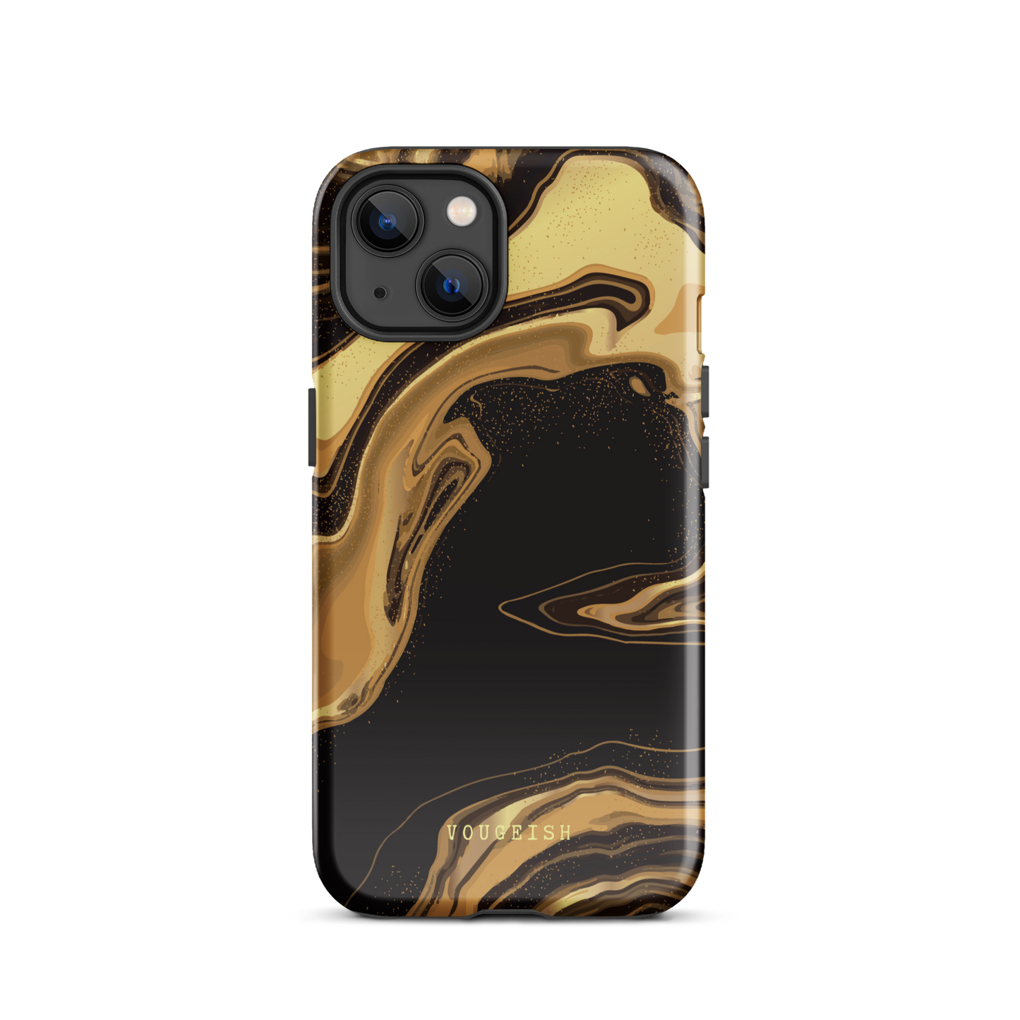 Dark Caramel Marble | Protective Phone Case