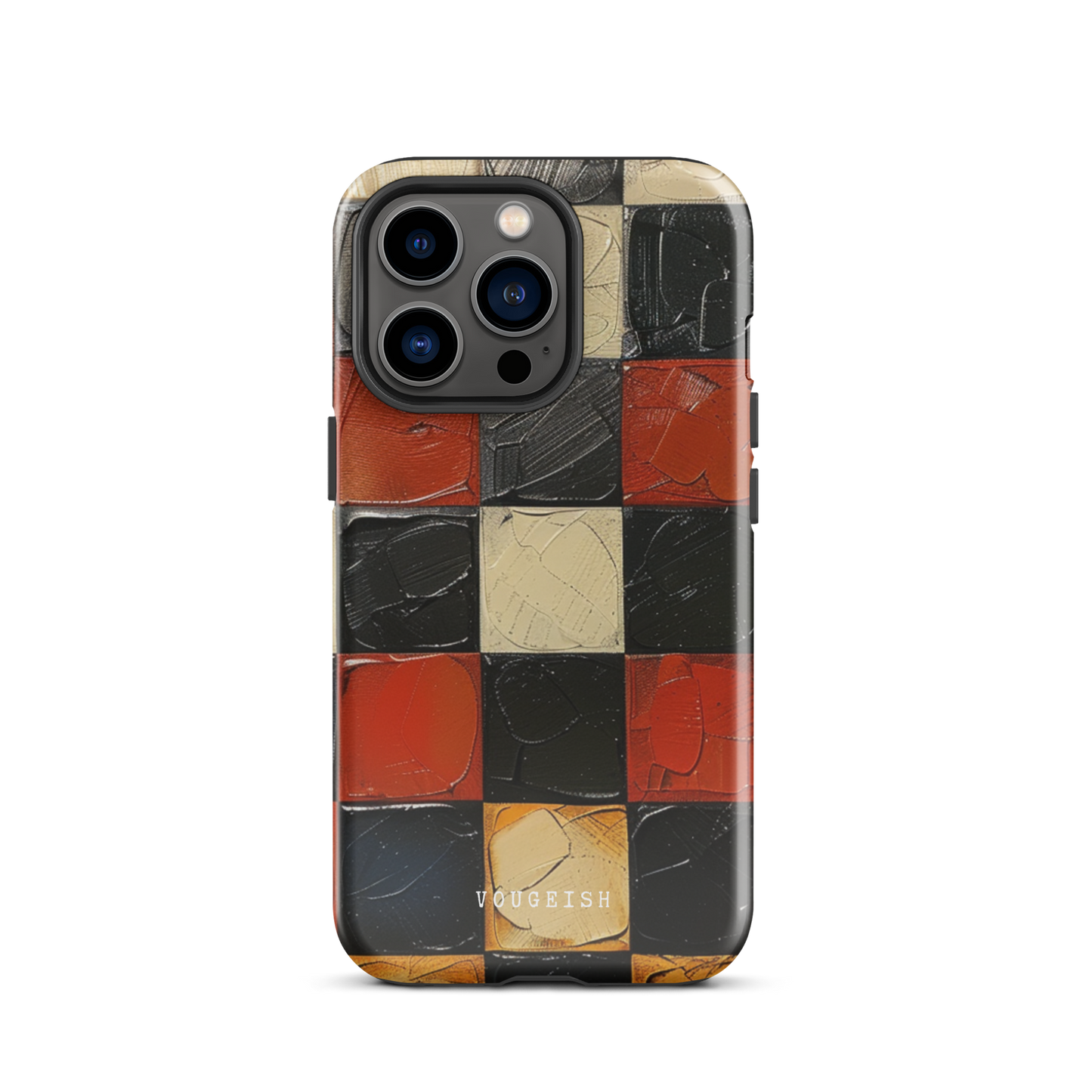 Crimson Weave | Protective Phone Case