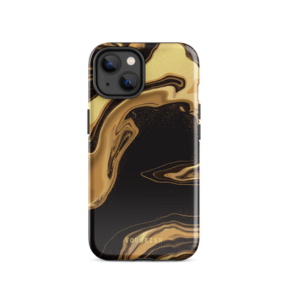 Dark Caramel Marble | Protective Phone Case