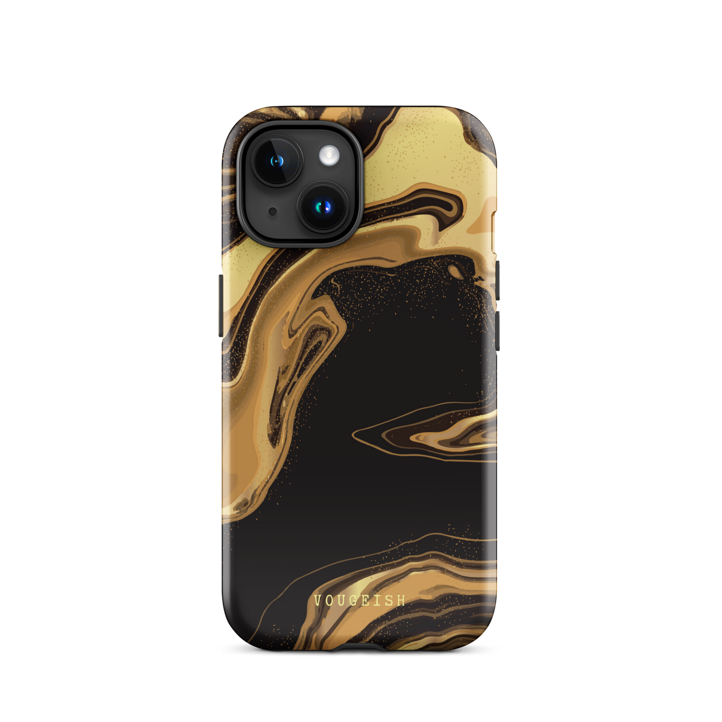 Dark Caramel Marble | Protective Phone Case