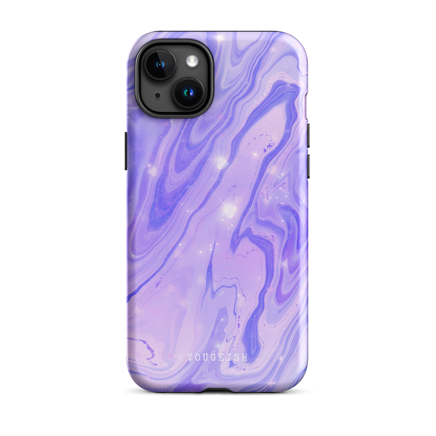 Purple Sparkle Marble | Protective Phone Case