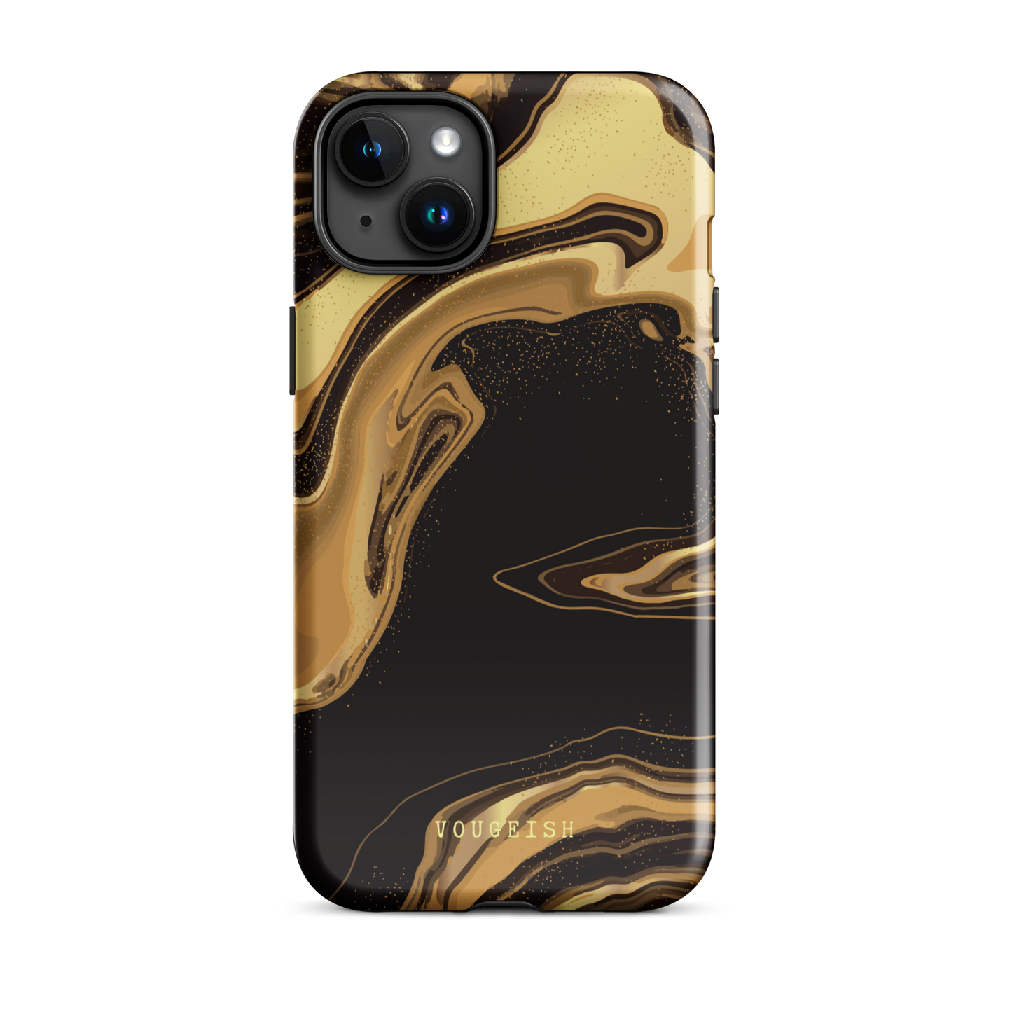 Dark Caramel Marble | Protective Phone Case