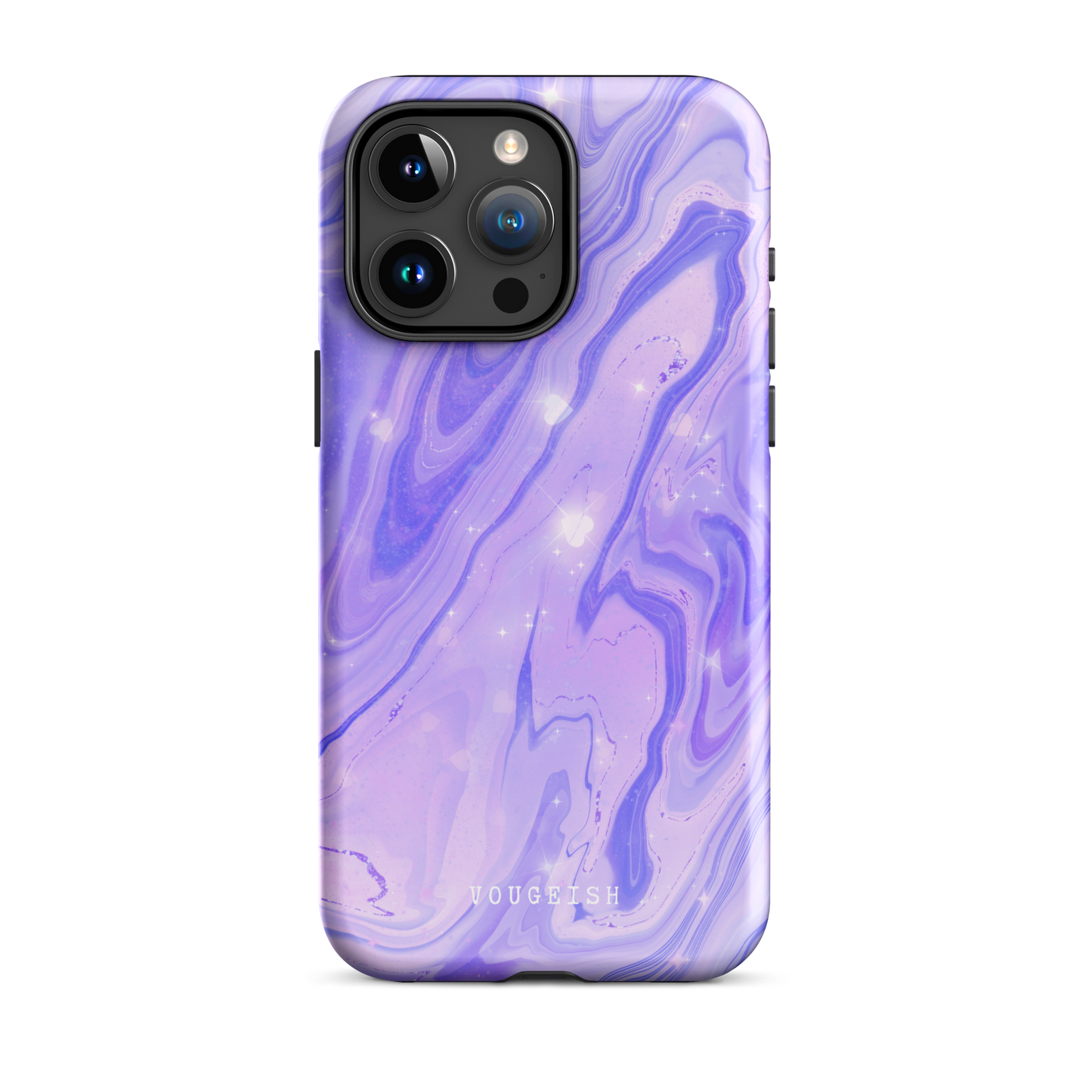 Purple Sparkle Marble | Protective Phone Case