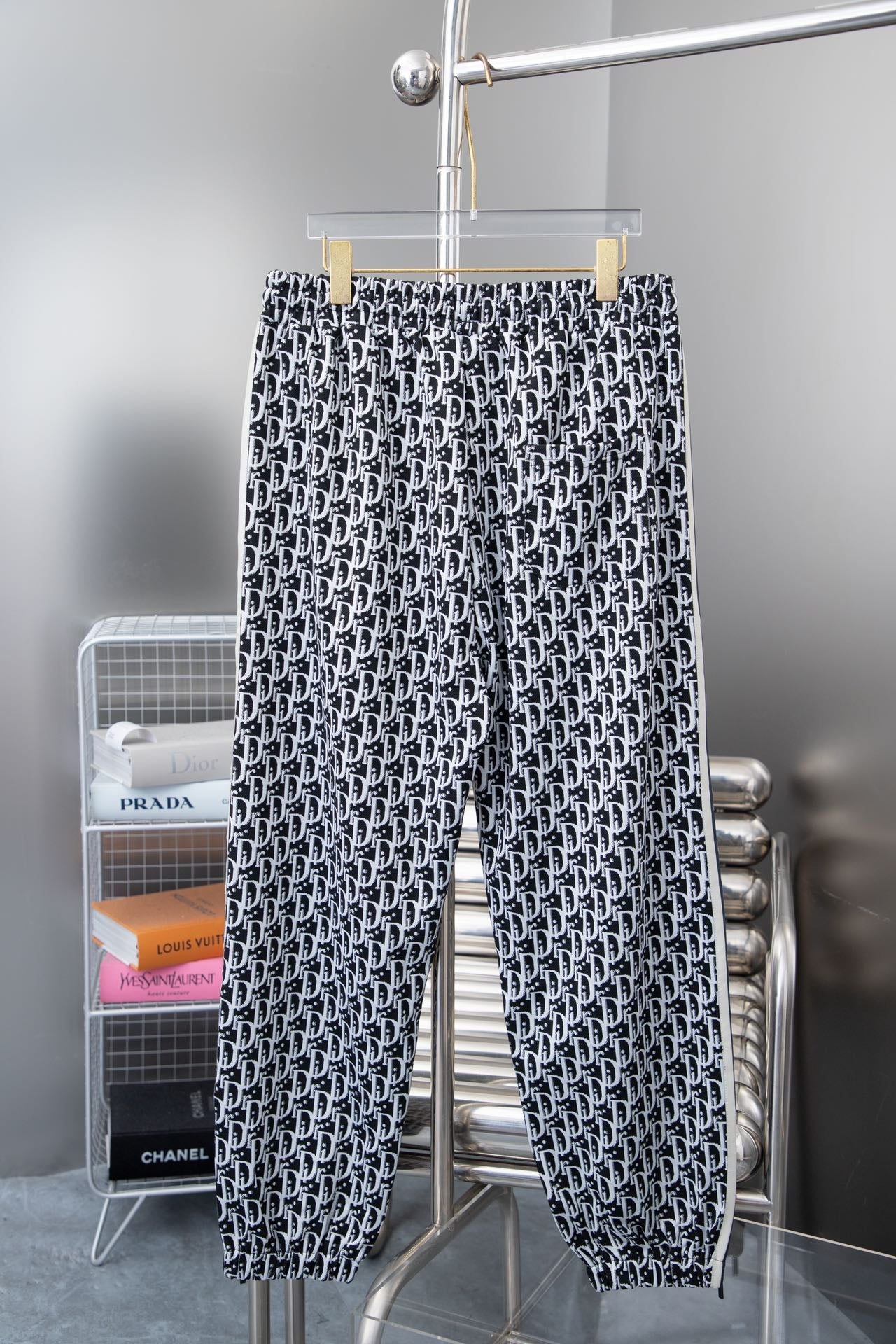 Letter Patchwork Trousers