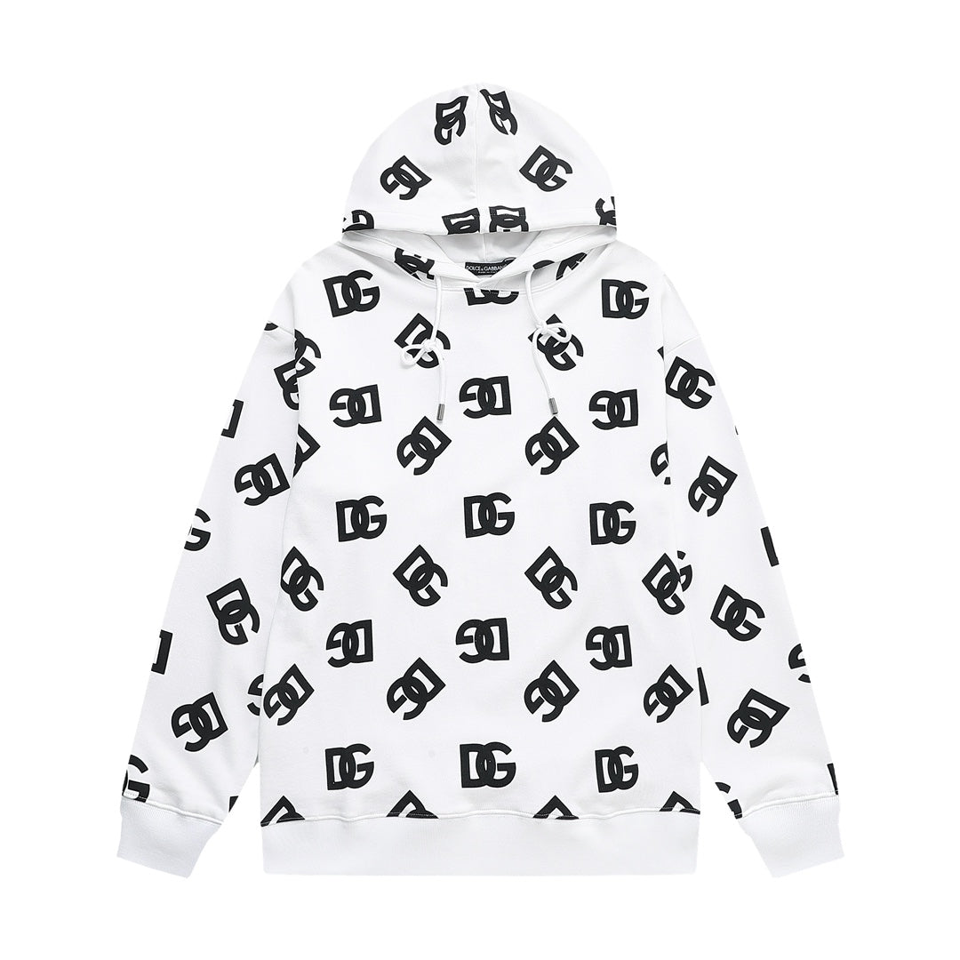 Letters All Over Print Hoodie