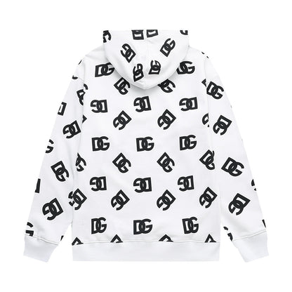 Letters All Over Print Hoodie