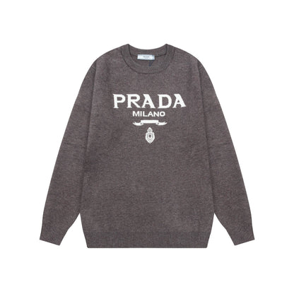 Letter Embroidered Sweater