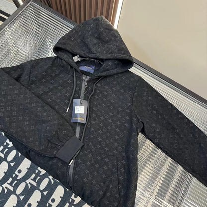 Popular all-over jacquard jacket