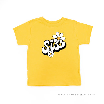 DAISY - SIS - w/ Full Daisy on Back - Short Sleeve Child Shirt