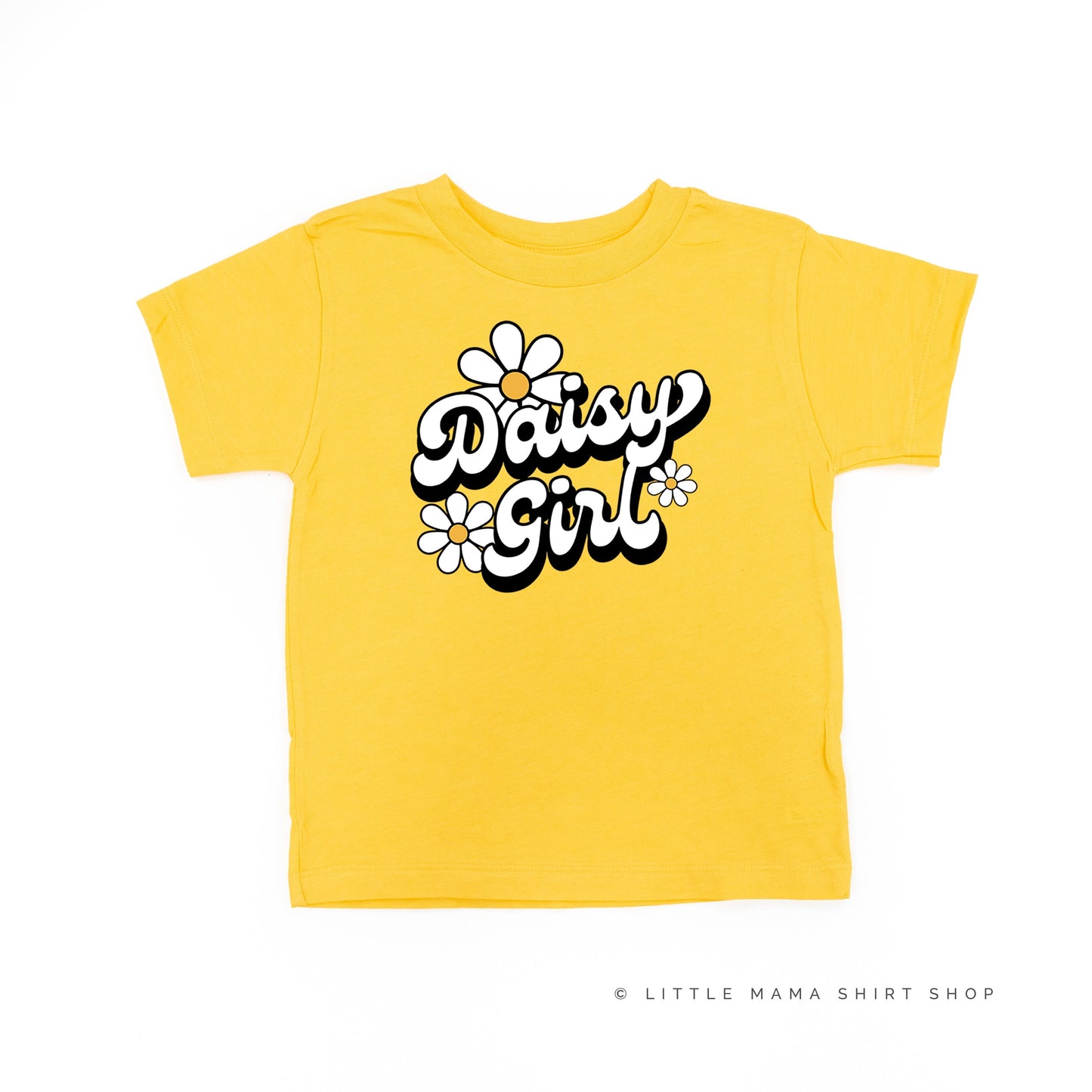 DAISY GIRL - w/ Full Daisy on Back - Short Sleeve Child Shirt